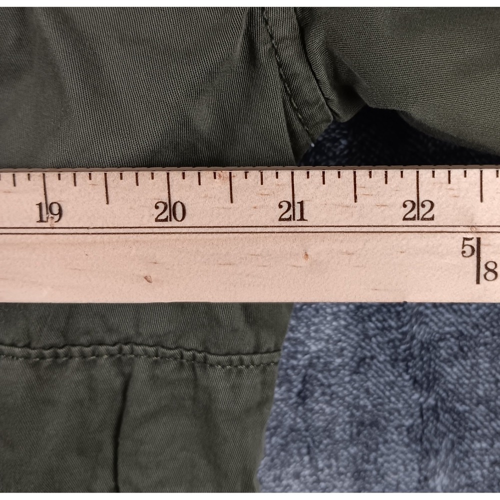 So Olive Green Hooded Anorak Jacket Long Sleeve Pullover Drawstring Women's - Picture 6 of 7